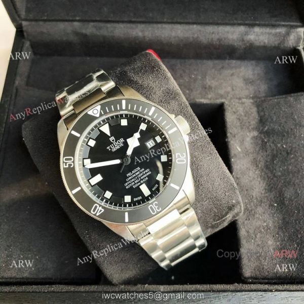 GD Factory Tudor Pelagos Citizen 8215 Watch Black Matte Ceramic Bezel 42mm