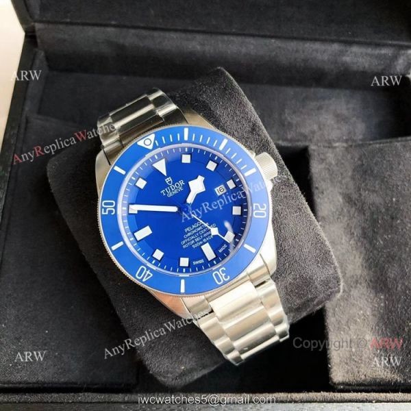GD Factory Tudor Pelagos Citizen 8215 Watch Blue Ceramic Bezel 42mm