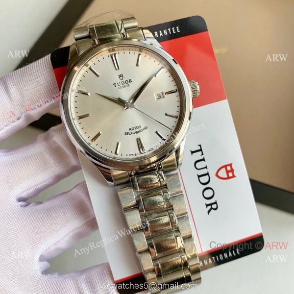 Swiss Quality Copy Tudor Geneve Ultra-thin Citizen 8215 Watches Stainless Steel Black Dial