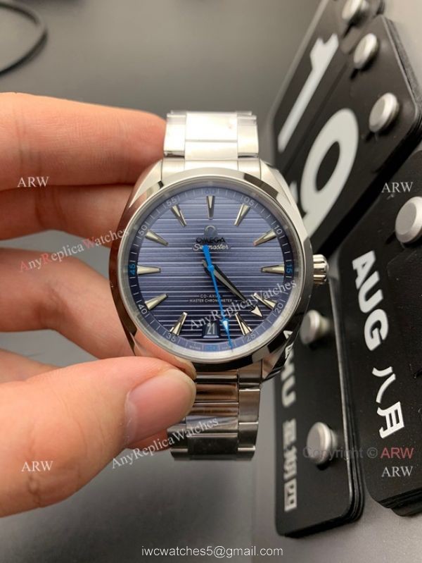 (VS) Omega Seamaster Aqua Terra 150m Watch Blue Dial Swiss 8900 Movement