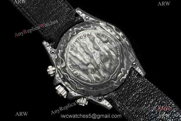 NEW! TW Factory Rolex DIW NTPT Carbon Daytona Watch White Dial 7750 Movement