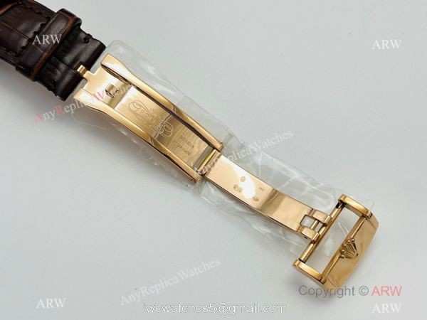 DR Factory Rolex Day date Rose Gold 36mm Copy Watch Swiss 2836 Movement