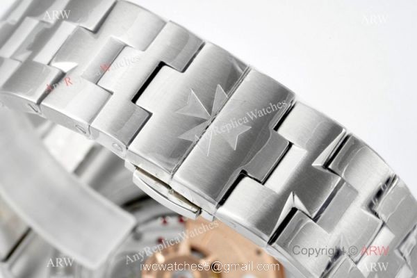 Swiss Copy Vacheron Constantin Overseas Ultra-Thin 2000v Watch Silver Dial Stainless Steel