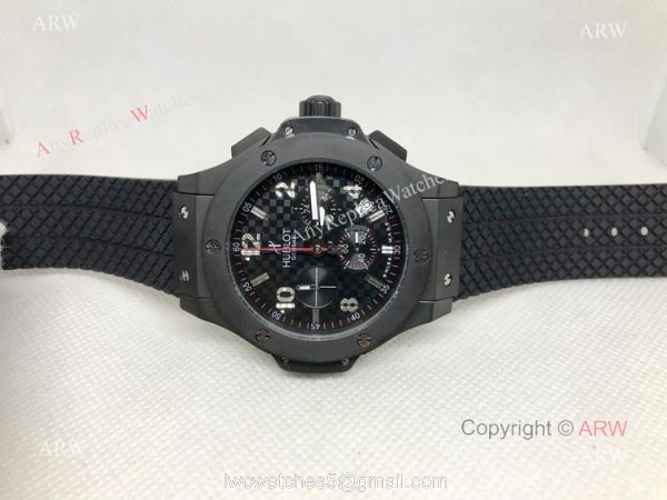 Best Copy Hublot Big Bang Chronograph Watch Red Markers Black Case
