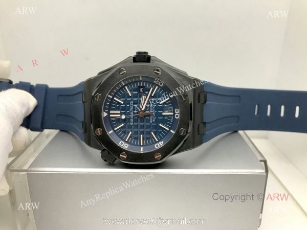 Copy Audemars Piguet Royal Oak Offshore Divers Automatic Watch Blue Dial