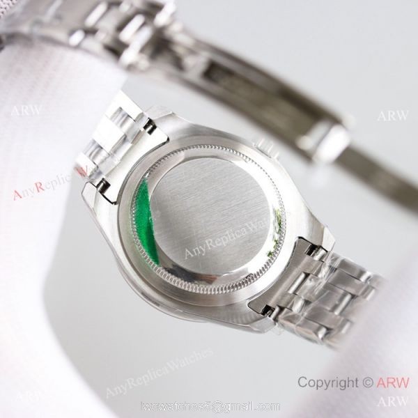 Swiss Replica Rolex Datejust Pearlmaster 81319 Watch Black Mother-Of-Pearl Stainless Steel 34mm