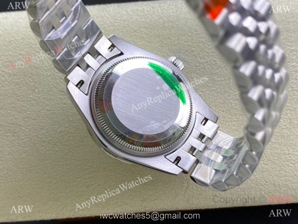 Swiss Copy Rolex Datejust 31mm Pink Diamond Watch Stainless steel Jubilee