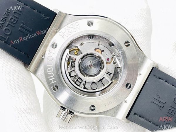 HB Factory V3 Hublot Classic Fusion Swiss Hub1213 Watch Iced Out Black Dial Super Clone