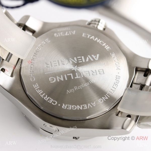 (GF) Swiss Breitling Avenger Automatic 45 Seawolf Yellow Watch Asia 2824 Movement