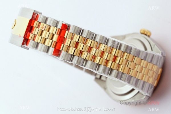 (EW)2021 New Rolex Datejust 36 EWF 3235 Watch Two Tone Gold Motif Dial for Men