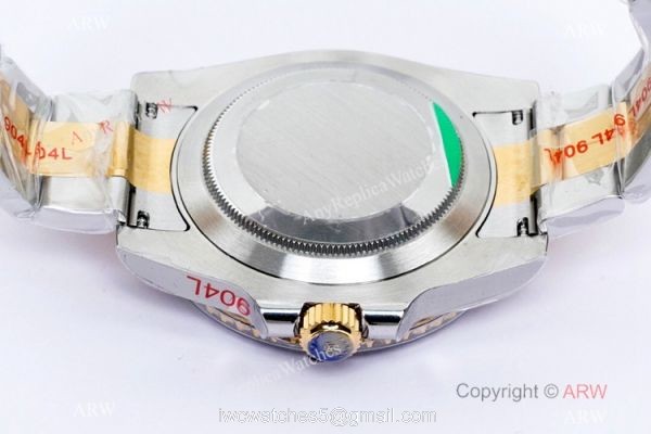 (EW)Rolex Submariner EW Factory v2 904L Two Tone Watch 116613lb Blue Ceramic Bezel 40mm