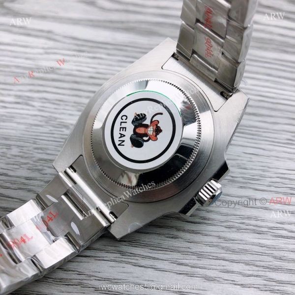 Clean Factory Rolex Submariner 114060 No Date Black Face Super Clone Watch