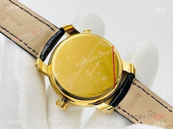 TWS Factory AAA Copy Vacheron Constantin Malte Dual Time Regulateur 42005 41mm 9015 Watch Yellow Gold White Dial