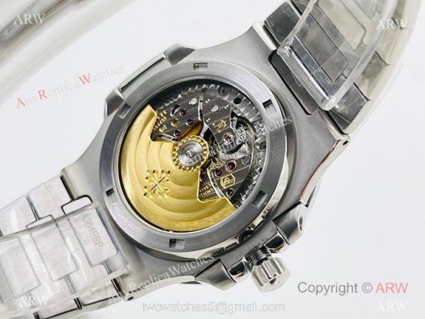 PFF Factory V4 Patek Philippe Nautilus Swiss 9015 Watch Ss Bucherer Blue Face 40mm