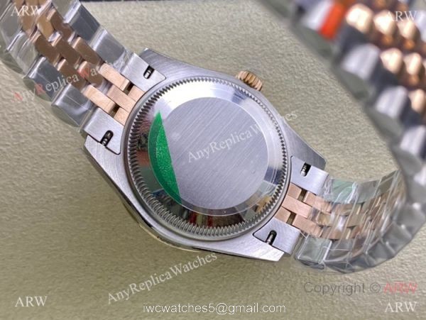 Swiss Replica Rolex Datejust WF Salmon Diamond Jubilee Watch 31mm Mid-size