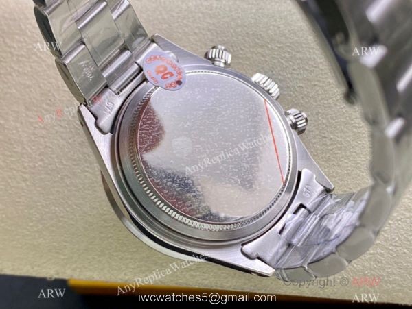 NEW! Swiss 7750 Rolex Daytona Paul Newman Cream Dial Black Bezel Watch Vintage Daytona