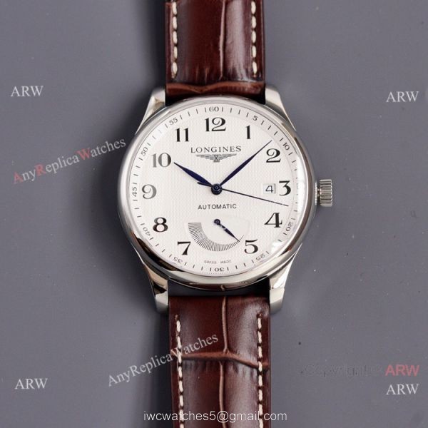 Swiss Replica Longines Master Power Reserve 38mm Watch Leather Strap 2824 Movement