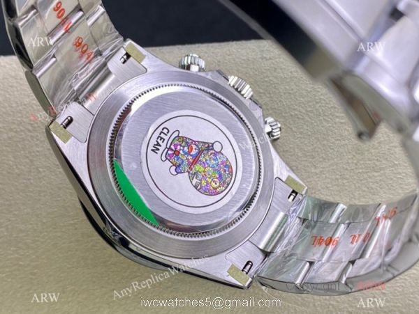 1:1 Best Copy Clean Factory Rolex Daytona Clean 4130 Chrono Watch 116500ln 904L Steel White 40mm