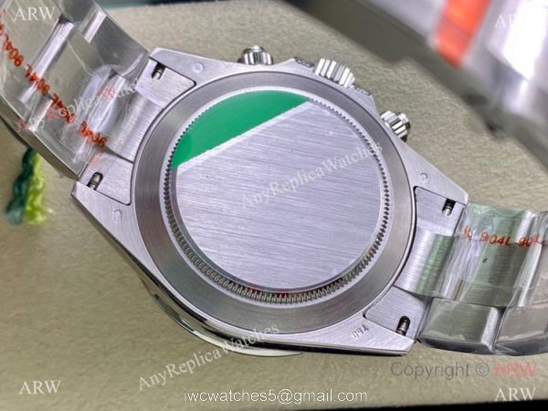 (2022 New) IPK Factory Rolex Daytona Green Bezel Swiss 7750 Watch 904L Stainless Steel 40mm
