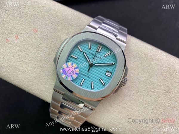(2022 New) Replica Patek Philippe Nautilus Tif fany Limited edition Cal.324 Watch
