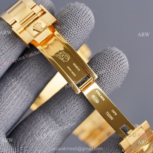Swiss Quality AAA Replica Rolex Daytona Citizen 8215 Watch All Gold 40mm