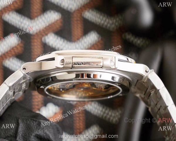 New! Swiss Copy Patek Philippe Nautilus Watch Green Diamond Gray Texture Dial Limited New 5711