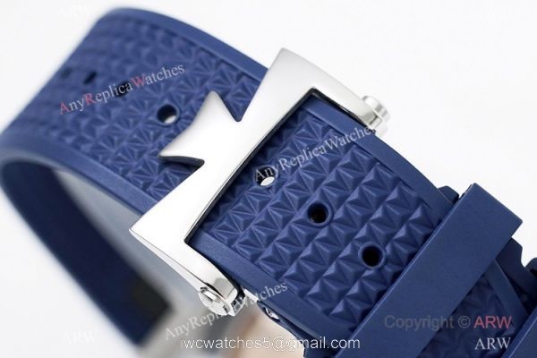 Grade 1A Copy Vacheron Constantin Overseas Ultra-thin 8F Swiss 9015 Bucherer Blue Watch 40mm