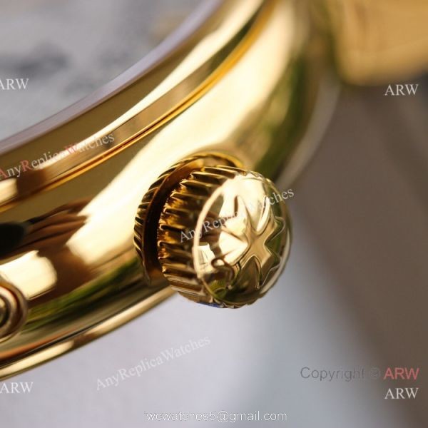 Swiss Grade Copy Vacheron Constantin Malte Patrimony 31-Day Retrograde watch Yellow Gold Cal.2460 Movement