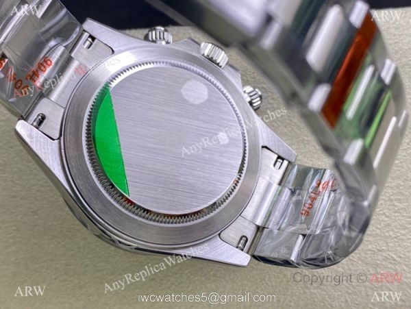 Swiss Copy Rolex Daytona 7750 904l Steel Grey Dial Ceramic Bezel Watch 40mm