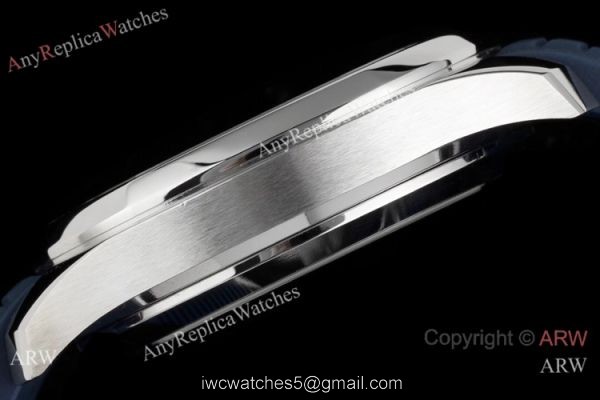 Swiss Quality Replica Patek Philippe Aquanaut 8215 Watch Diamond Bezel Blue Rubber Strap