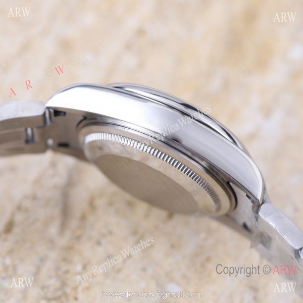Replica Rolex Oyster Perpetual White Dial Stainless Steel Lady Watch