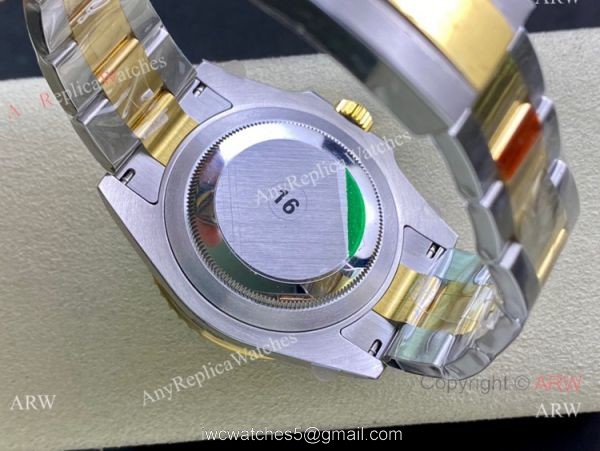 (JVS) Swiss Grade Rolex Submariner 41mm JVS Factory New 3235 Wrist 2-Tone Black Ceramic