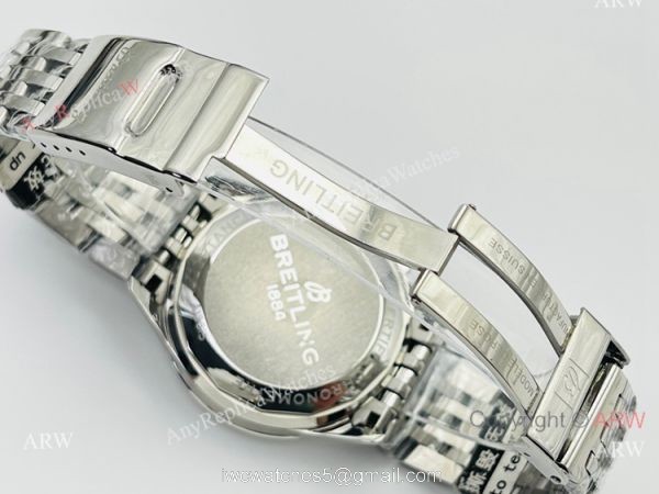 G8 Factory Breitling Premier B01 Chronograph Copy Watch A7750 Blue Dial 316L Steel