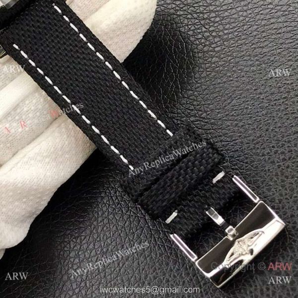 Grade AAA Copy Breitling Avenger II Chronograph Asian 7750 Watch Black Military Strap