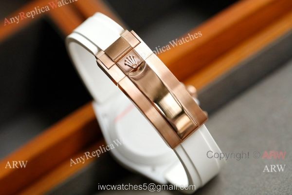Replica Rolex Daytona AET Modified ceramic Case Rose Gold Crown watch A7750 Movement