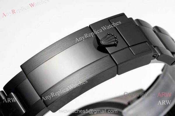 NEW! Noob Factory 4130 Rolex Daytona Blaken &8216;Black Venom Rainbow Bezel Watch 40mm