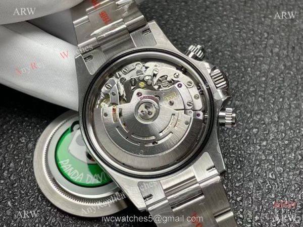 Better Factory New 4130 Rolex Daytona Watch 904L Steel Black Dial BTF 4130 Movement