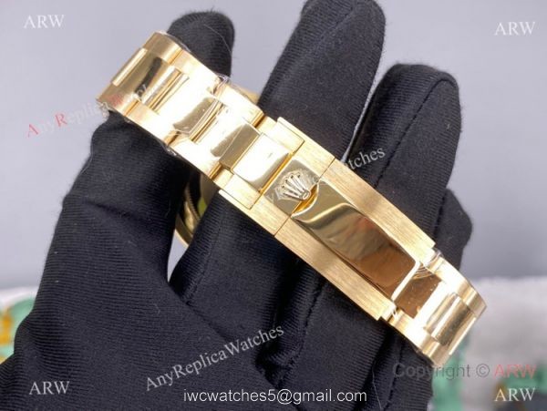 Swiss 3186 Rolex GMT-Master II 116758Saru All Gold Watch Swiss Replica GMTII