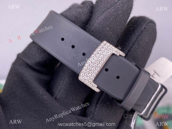 JF Factory Iced Out Audemars Piguet Royal Oak 1-1 JF 3126 Watch Rubber Strap