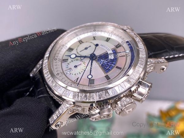 Super Clone Breguet Marine Chronograph Cal.583Q-1 Silver Dial Watch 42mm