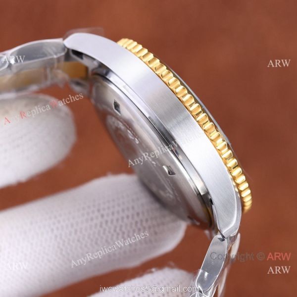 Swiss Quality Longines Hydroconquest Automatic 2-Tone Rose Gold Ceramic Bezel Rubber Strap 41mm