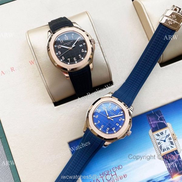 Swiss Quality Copy Patek Philippe Aquanaut Citizen Watch Rose Gold Case