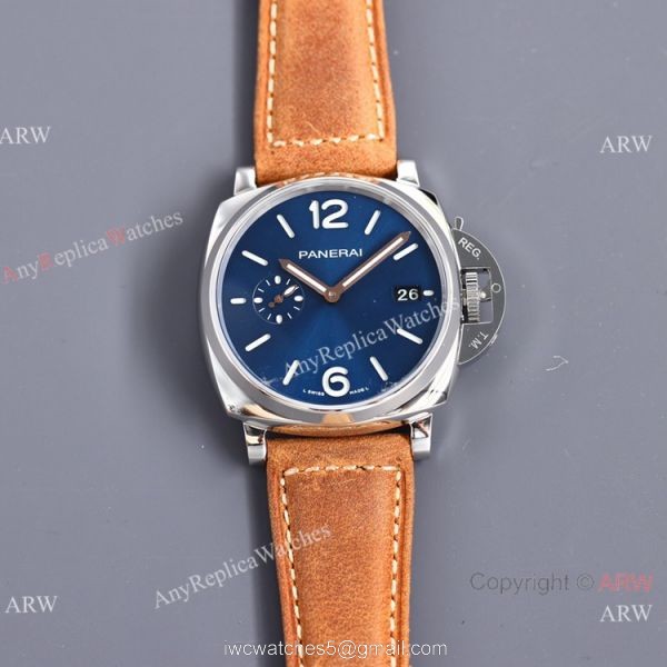 Replica Panerai Luminor Due Bucherer Blue Watch Small Size 42mm