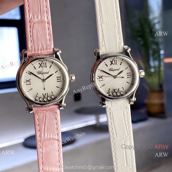 Clone Chopard Happy Sport Couple Watches 30mm or 36mm Quartz