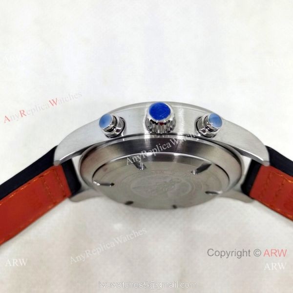 Best Replica IWC Pilots Cherry red Face Rose Gold Automatic Watches
