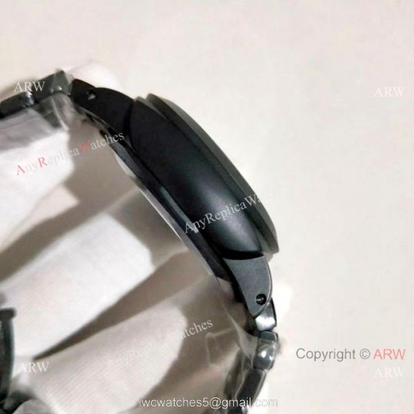 Solid Black Luminor GMT Panerai Bracelet PAM 438