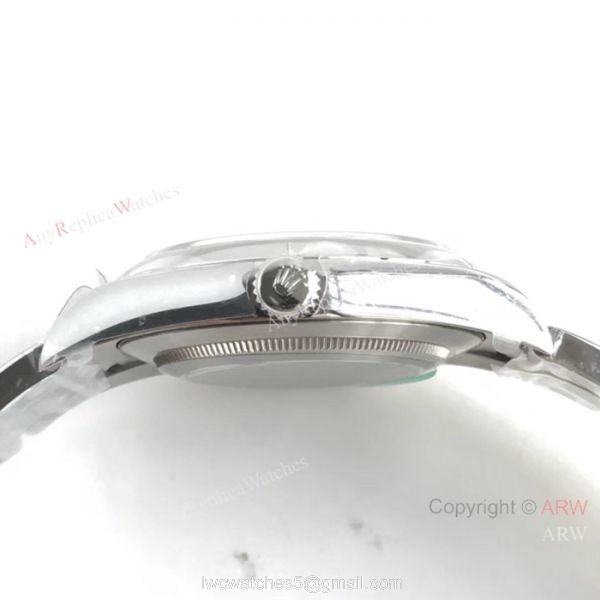 Swiss Copy Rolex Oyster Perpetual Stainless Steel Black Dial Watch Highest Quality AR Factory Rolex