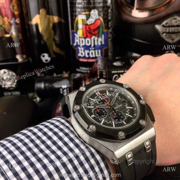 Copy AP Royal Oak offshore Michael Schumacher SS Chronograph Watches