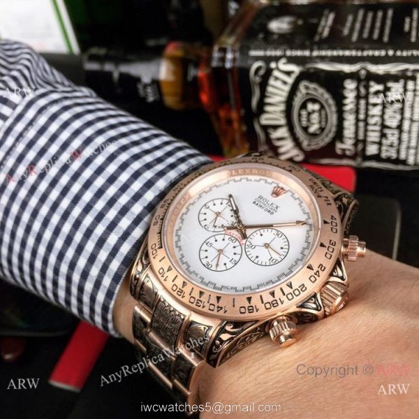 Rolex Bamford Daytona Rose Gold 42mm Watch Vintage Rolex Replica Watches