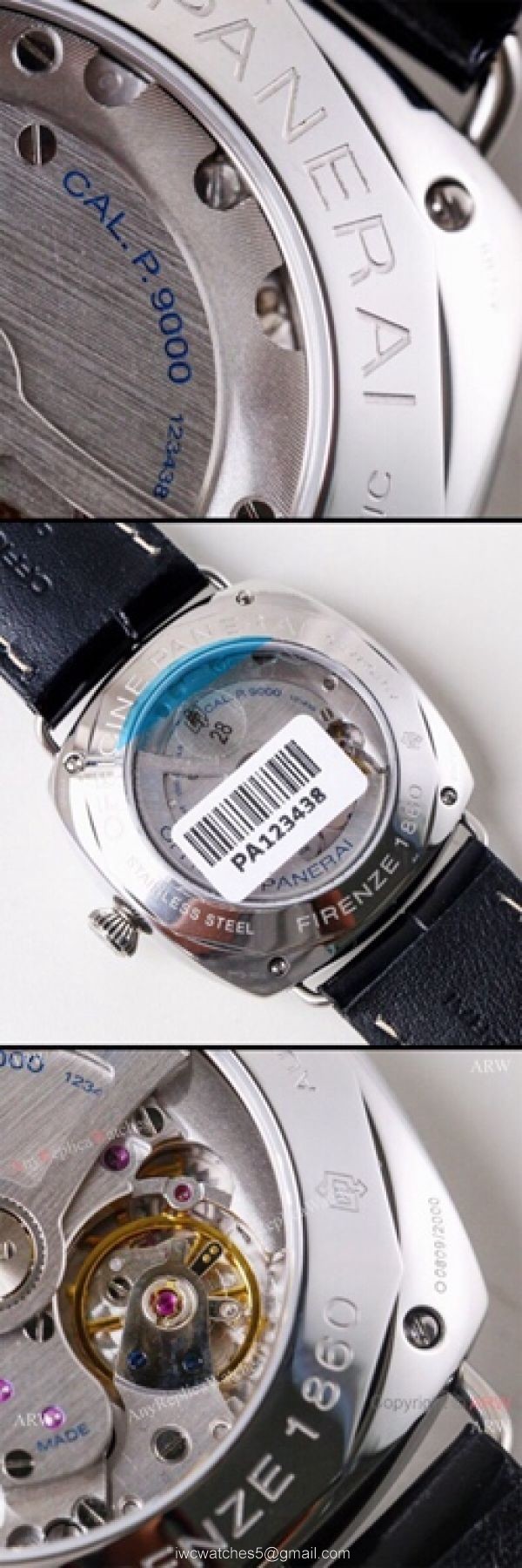 (VS) Swiss Copy Panerai Radiomir Black Seal 3 Days Automatic Watch Black Dial
